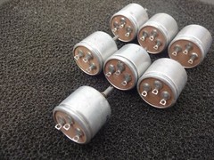 Vintage Ohmite Variable Resistor 2500 Ohm RP071SB252KK (lot of 7 pcs)