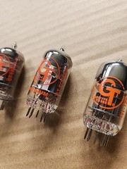 GT GROOVY TUBES GT-ECC83-S, GT-12AX7-C, Lot Of 3 Pre Amp Tubes