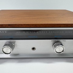 Heathkit AA-14 Stereo Amplifier w/ Manual Tested & Works Gorgeous Cabinet – READ