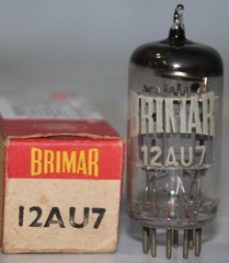 BRIMAR 12AU7 MADE IN UNITED KINGDOM AMPLITREX Qty 1 # 2486001