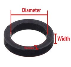 5PCS New Wheel Belt Loop Idler Rubber Ring for Cassette Deck Recorder Tape Idle