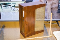 Fisher 10-U Original Walnut Cabinet for 400C preamp X101A amp w/metal from 1959