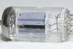 Matched Quad Telefunken ECC82/12AU7 Long Ribbed Plate Diamond Bottom 1956 Strong