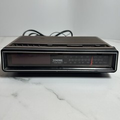 Vintage VITATONE Digital AM/FM Electronic Clock Radio Model 221 Made Hong Kong
