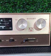 Vintage Deluxe Knight FM-AM Tuner Model KN125 Used Turns on with Power Cord