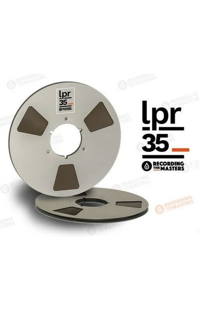 RTM LPR35 1/4″ x 3600′ Analog Recording Tape – 10.5″ Metal Reel w/ Box NEW