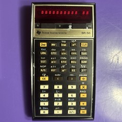 VINTAGE 1976 TI SR-56 Calculator CIB – 0876 Early Run – BENCH TESTED
