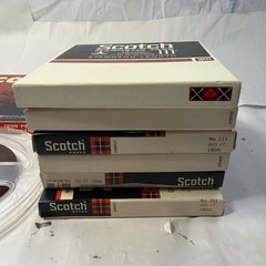 Lot of (13) 3M Scotch, Reeves Soundcraft Recording Reel To Reel Tape