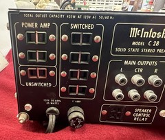 McIntosh C28 Vintage Preamplifier – Fully Functional – SERVICED –