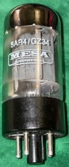 GZ34/5AR4 Mesa Baron Copper Plates Halo Getter Tube Strong Rectifier NOS Rare
