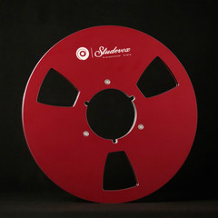 1X Pro Red Full Edge Polished 10.5″ 1/4″ Empty Tape Reel For Tape Recorders