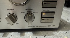 SONY STR-V55 STEREO RECEIVER With MM/MC PHONO