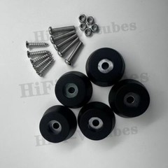 5 New FEET w/ hardware for Sansui CA-F1 BA-F1 BA-F2 Heavy-Duty Foot Parts