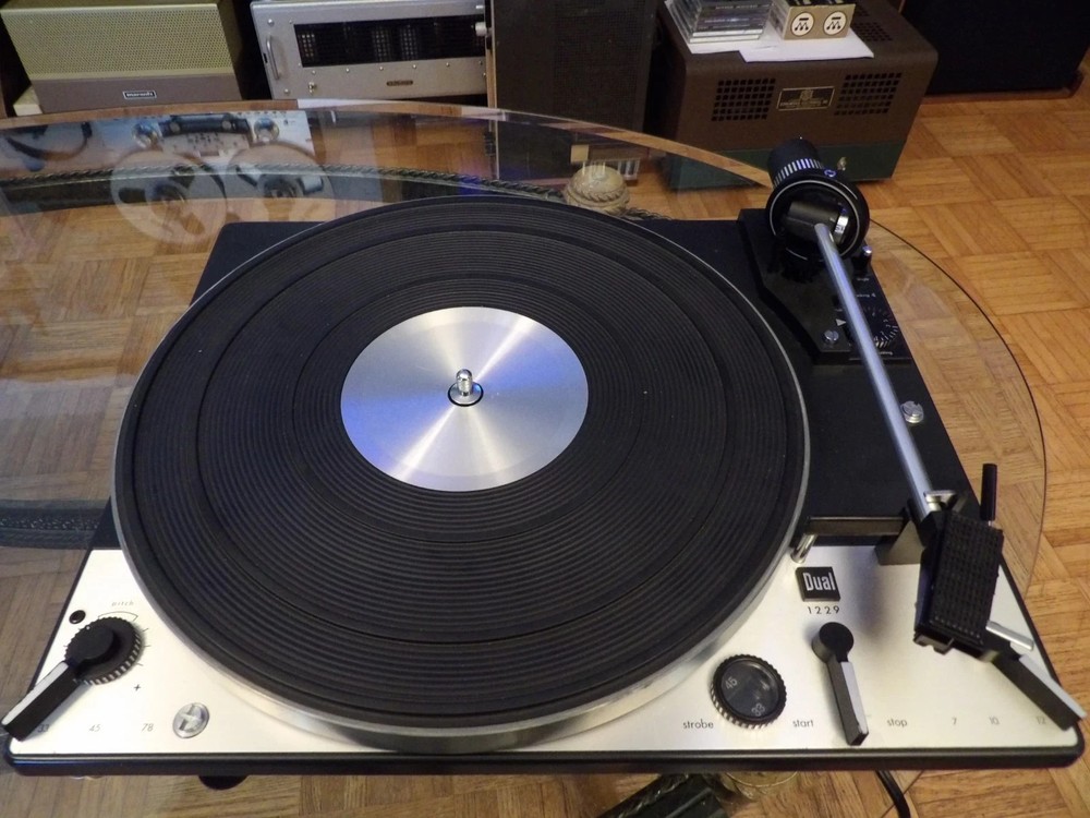 Dual 1229 Turntable — for restoration (spins, no auto function).