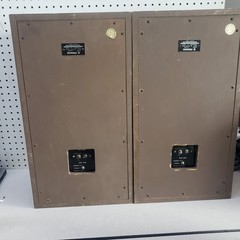 Vintage Pioneer CS-66 Speakers Wood Cabinets Lattice Grills 10” 3-Way 8 Ohms 40W