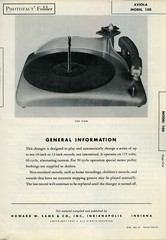 VTG Sam’s Photofact/Schematic Folder Aviola Model #100 SFF65