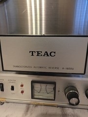 Vintage TEAC A-1600U Stereo Tape Deck Reel To Reel Recorder Player READ