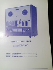 AKAI GX-210D Service Manual Reel to Reel ORIGINAL Pioneer TEAC Kenwood Roberts