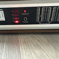 Vintage Electro-Brand Eight Track Stereo Tape Player Wood Grain Japan Untested
