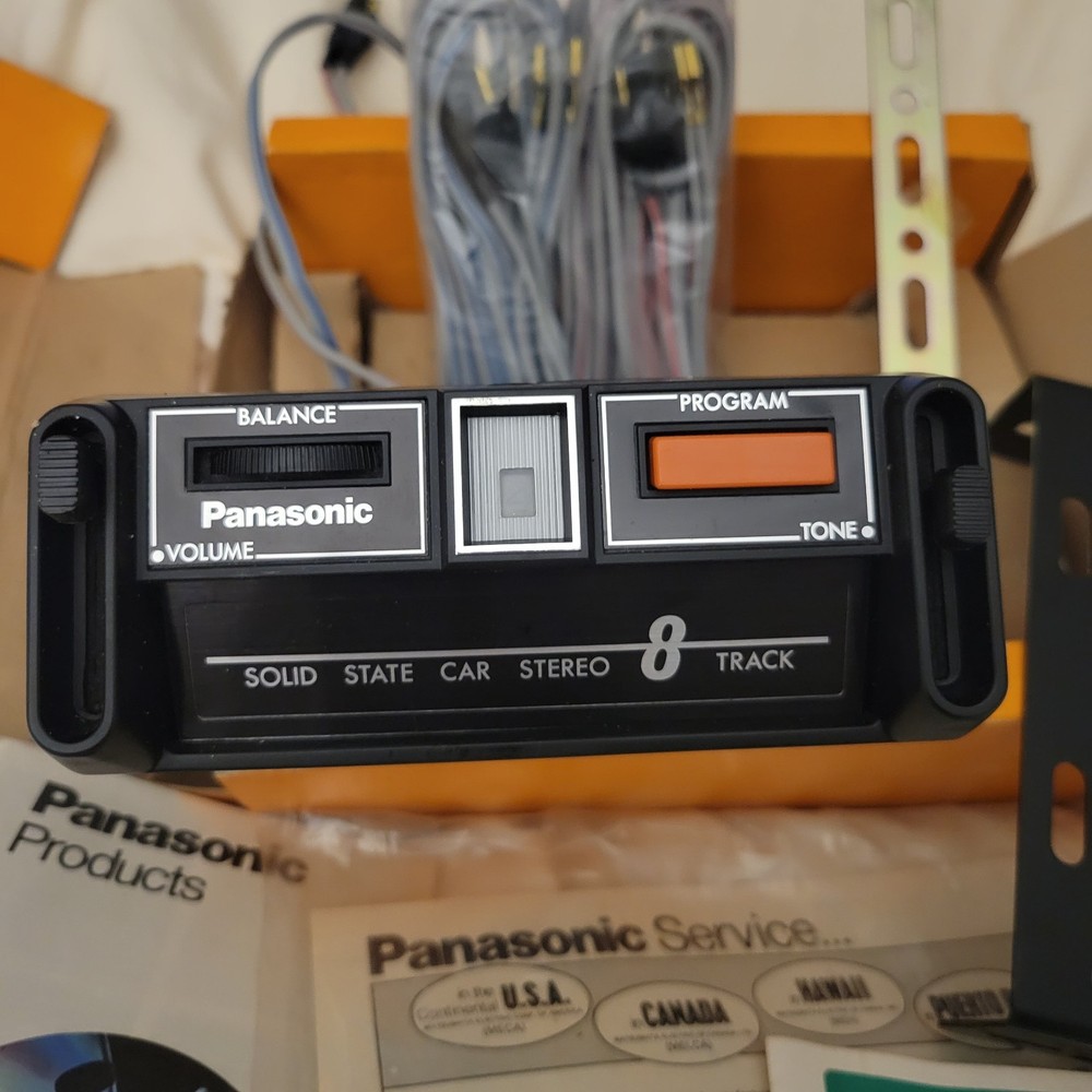 PANASONIC CX-375EU car truck rod 8-TRACK TAPE PLAYER nice working see the video