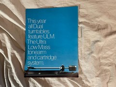 Dual Electronics Turntables Brochure Spec Sheet 1970’s ULM 714Q 731Q 606 622 650