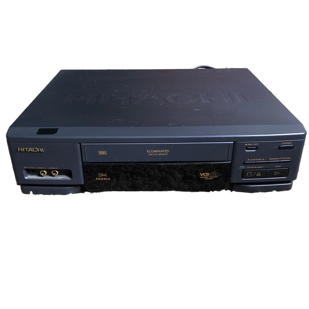 💥Hitachi Video Cassette Recorder VT-M284A VCR VHS. Vintage✨