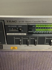 Working Vintage Teac V-33 Stereo Cassette Deck Player / Recorder Nice
