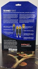 NIB SonicWave By Impact Acoustics Analog Audio Interconnect 3 foot cord new