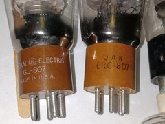 3B28 807 866AX 7410 BRIMAR ELECTRONIC ENTERPRISES SYLVANIA BIG Vacuum Tubes