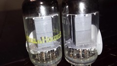 Test NOS MATCHED PAIR GE (For Bell HOWELL) 12Au7 ECC82 D Getter Tube TV-7 * USA*