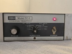 Jerrold TC-2 Coaxial Switch with 7F Modules – Vintage Broadcast / CATV Equipment