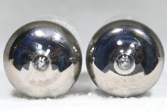 Matched Pair Telefunken ECC83/12AX7 Long Ribbed Plate Germany Diamond on Bottom
