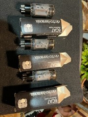 Lot of 3 Electro-Harmonix 6CA7 Electon Tubes Russia