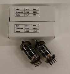 GE 5965 / 12AT7 MATCHED PAIR TUBES/1960’s, MaxiPreamp II Tested, SM1376