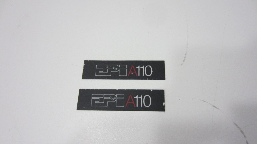Vintage Epicure EPI A110 Speaker Replacement Part: Decal Stickers