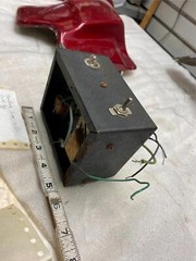 Vintage Transformer Relay Air Capacitors Radio Hamm 2500 ohm 117V Control Box