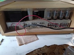 The Fisher 500 C Vintage Tube Stereo Receiver with Wood Case