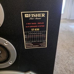 Fisher Speaker System ST 830