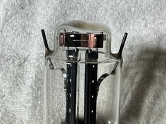 1956 UNITED USAF-596 RECTIFIER TUBE NOS BLACK PLATE 5U4G WE 274B 5U4 5AR4 GZ34