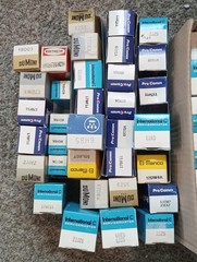 Tube Lot of 62 NOS Vintage Vacuum Tubes Boxed International ProComm DuMont GE