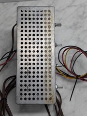 Vintage Tube Audio Amplifier Chassis Project 4-Knob Amp Untested Parts/Repair