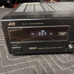 JVC RX-318BK – Vintage 2 Channel Stereo Audio Receiver – 110 Watts Per Channel