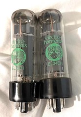 Electro-Harmonix EL34, Matched Pair (2 Tubes)