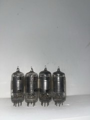 4 Unknown Brand 12BE6 Non Matching Tubes TV7 Good See Photos For Details