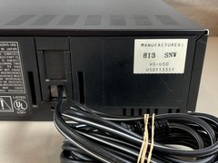Parts Repair Only Mitsubishi HS-U50 VCR w/ OEM Remote Control Box VHS Player