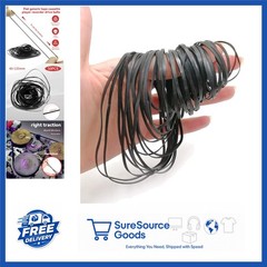 Mix of 50 Rubber Belts for Cassette Tape Machines 40-135MM Width 2mm