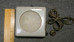 Vintage Dictaphone Speaker – With standard recepticle for speaker output