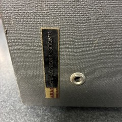 Vintage Set of Akai SS-50 Angled Suitcase Speakers Audio Case Mechanical Speaker