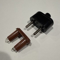 AMECO® AC-1 Morse key male + female connectors NOS Military surplus