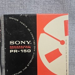 2 SONY PR-150 reel to reel professional recording tape – 1800′ Open Box Lot